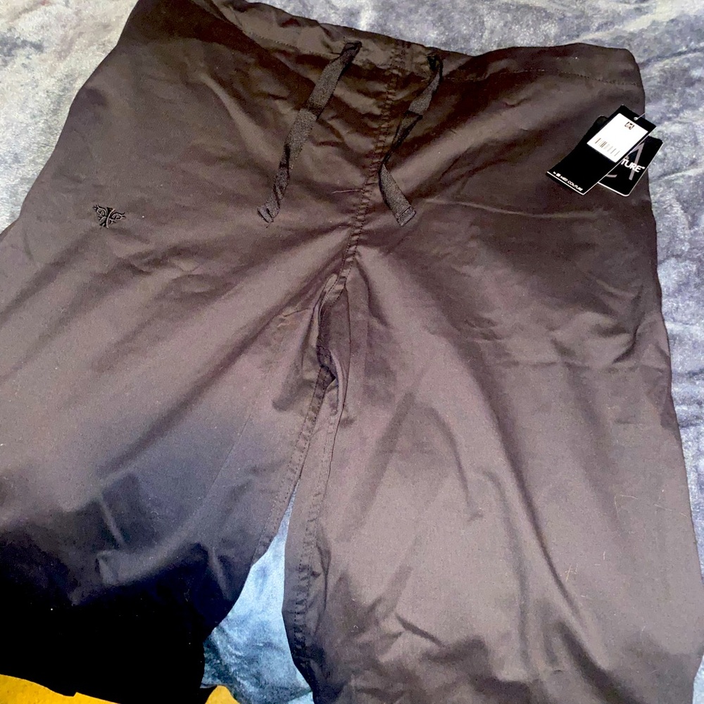NWT Med Couture 8705T Black Scrub Pants